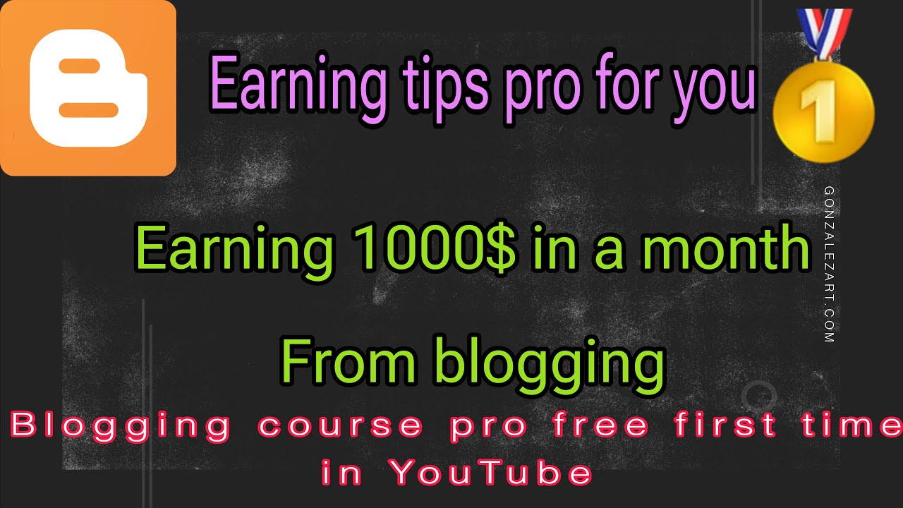 online earning blogger tutorial for beginners blogging | make money ...