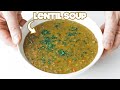 Homemade Lentil Soup Recipe