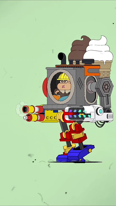Robot es krim anomali #animation #anomali #cartoon