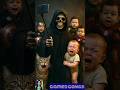 😂😜 Funny selfie adventure with Grim Reaper and tiny avengers 😜😂 #funny #sillyness #thestupids