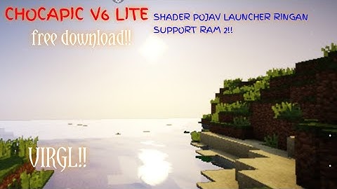 Chocapic V6 Lite Virgl Download (Link In Description)