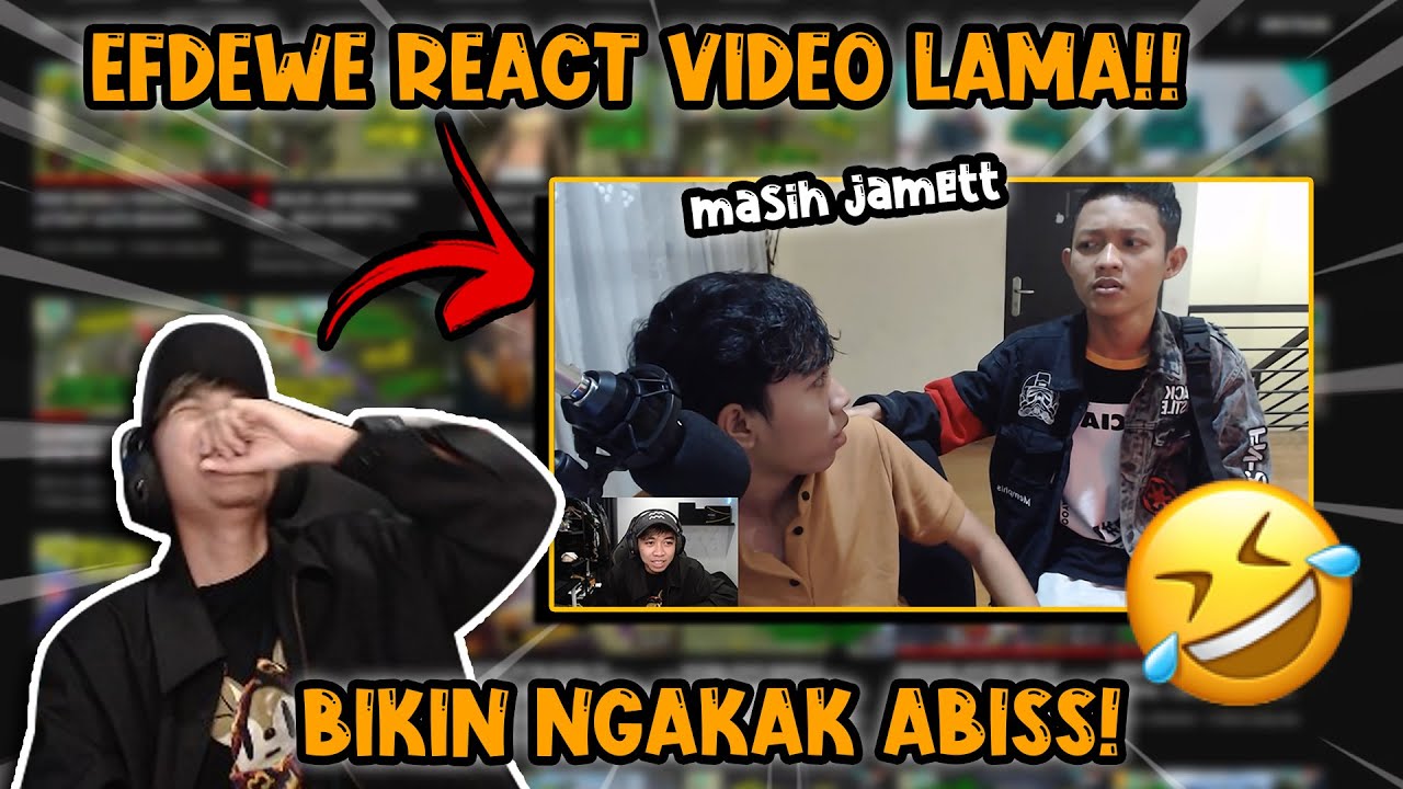 EFDEWE REACT KONTEN PERTAMA FACECAME BARENG BANGDIMAS!! AUTO NGAKAK ABISS!!🤣🤣