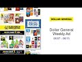 Dollar General Weekly Ad 06/07 - 06/13