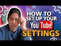 How to set up youtube settings using mobile phones  tutorial