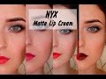 NYX | Soft Matte Lip Cream | СВОТЧ - ОБЗОР | MsAllatt