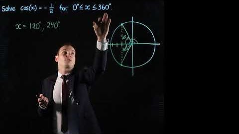 How to solve trigonometric equations - Example 2 | Circular Functions