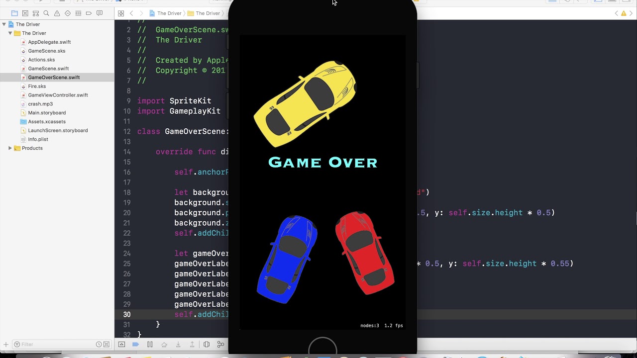 Programmiere ein Spiel mit Swift - The Driver ( Teil 11 ) - YouTube