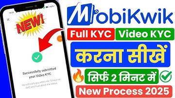 Mobikwik Full KYC Kaise Kare 2024-25 || MobiKwik Video KYC Kaise Kare 2025 | MobiKwik KYC Kaise Kare