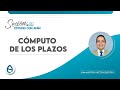 CÓMPUTO DE LOS PLAZOS