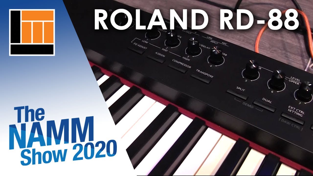 Roland NAMM 2020 New RD 88 Stage Piano Thomann YouTube