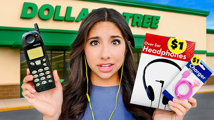 I Used ONLY Dollar Store Tech for 24 Hours