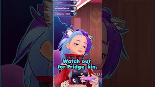 Tentacles are my weakness but maybe fridges are more dangerous? #vtuber #magicalgirl #isekai #shorts