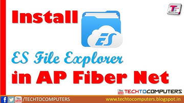 How to install ES file explorer in Apfiber net | by Tech To Computers