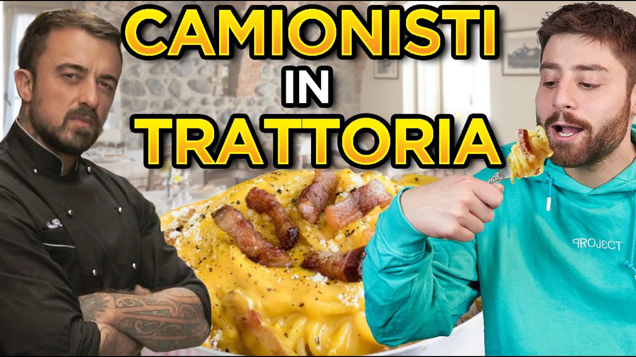 COME si MANGIA alla TRATTORIA dei CAMIONISTI?? - YouTube