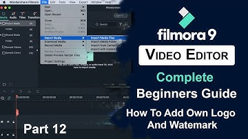 Part12 How To Add Own Logo And Watermark in Video using Filmora9