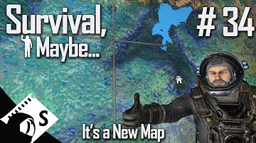 Survival, Maybe... #34 Making an LCD Map (A Space Engineers Survival Series)