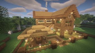 Minecraft Survival Wooden Base Easy To Make Base Hodei