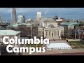 Columbia university in the city of new york  4k campus drone tour