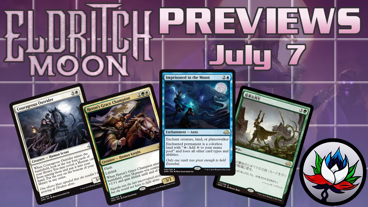 Eldritch Moon Spoilers: Herons Grace Champion, Imprisoned in the Moon, and  more  MTG!