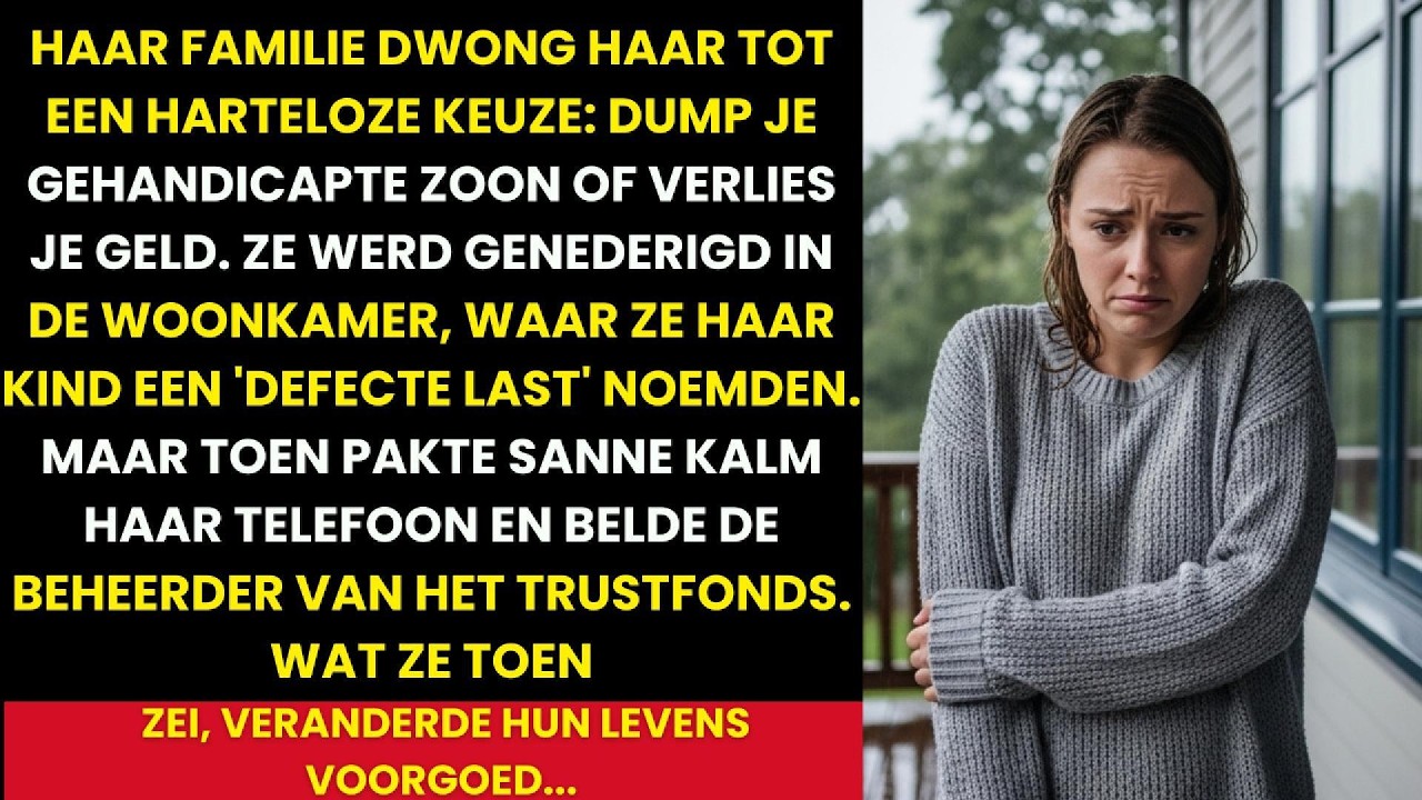 De woonkamer van mijn moeder was omgebouwd tot een rechtszaal, en ik was de verdachte. Mijn eigen familie had me daar neergezet, in een dure designstoel, om me een ultimatum te stellen: geef mijn...