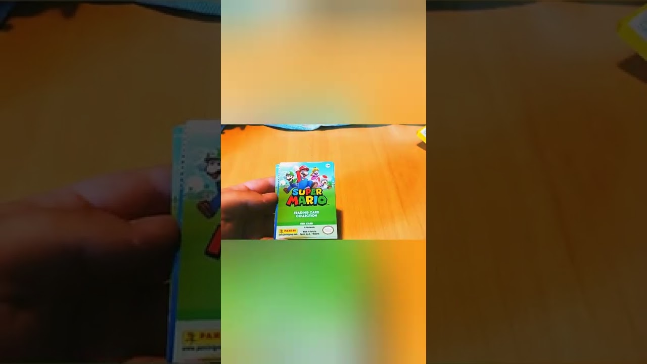 super mario trading cards panini /super mario trading cards pack opening / Trading cards opening /