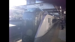 2019 E353特急の出発 Departing Express Train 191227n
