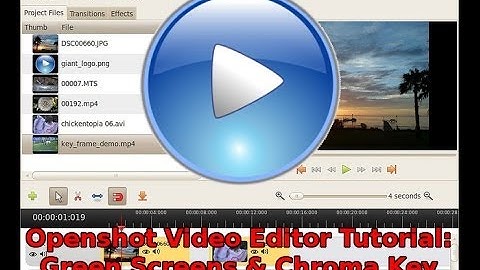 OpenShot Video Editor Green Screens & Chroma Key: TUT #2