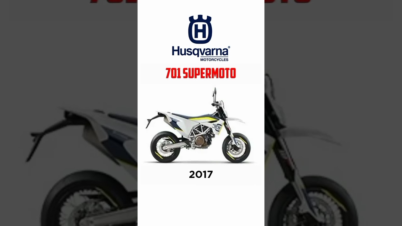Evolution of husqvarna 701 vitpilen 