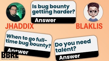 Bug Bounty Q&A with Jhaddix & Blaklis