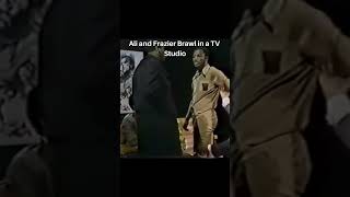 Muhammad Ali and Joe Frazier Brawl in a TV Studio