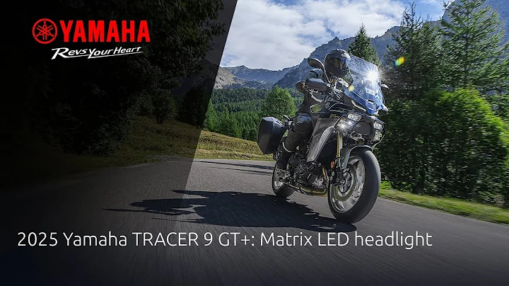 2025 Yamaha TRACER 9 GT+: Matrix LED headlight