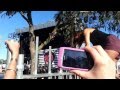 Girl wedgies herself jumping a fence blink 182 melbourne soundwave 2013