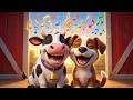 La Divertida Canción de los Sonidos de los Animales 🐶🐱 Canciones Infantiles y Rimas para Niños