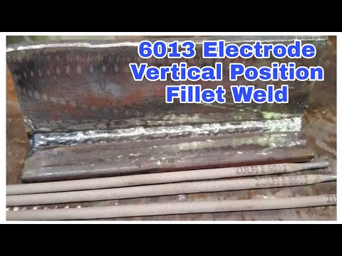 6013 Electrode Paano e Welding sa Vertical Position Fillet weld | Mark Vhee | Welding Tips