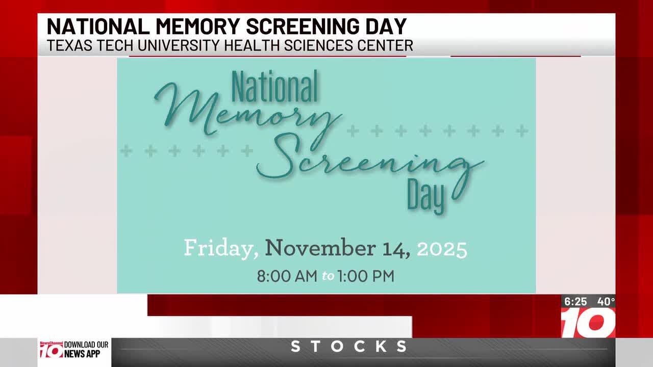 Amarillo TTUHSC to host free memory screening event this Friday