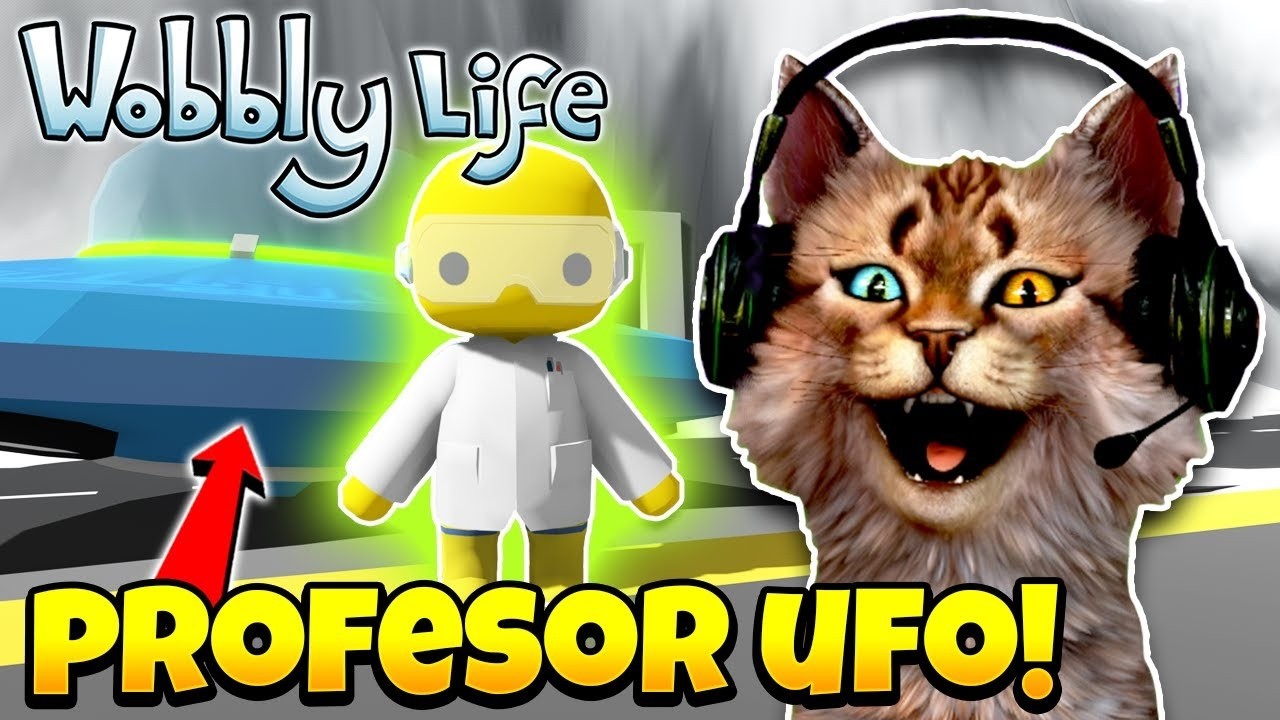 AKU MENJADI PROFESOR LETOY & MEMBUAT UFO !! 😻 - Wobbly Life Indonesia