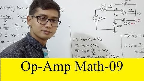 10. Operational Amplifier Math problem solution -09