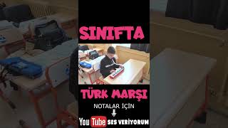 SINIFTA TÜRK MARŞI ÇALAN ÇILGIN 5/A ÖĞRENCİSİ