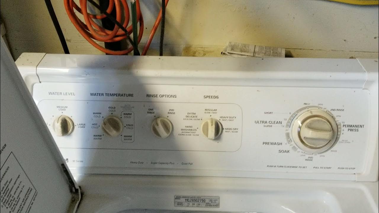 Seeking advice. Older Kenmore Washer repair. Won't fill for rinse cycle