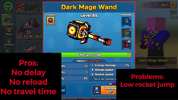Dark mage wand is OP!