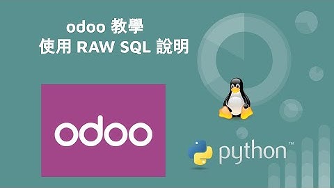 odoo 觀念 - 使用 RAW SQL 說明