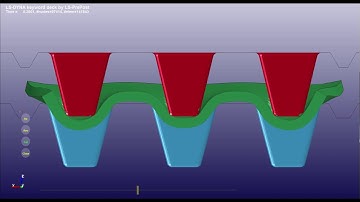 Moldex3D Compression Molding Simulation of Sheet Molding Compound (SMC) with LS-DYNA