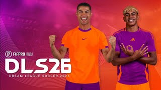 DLS 26 MOBILE™ ANDROID OFFLINE 700 MB NEW KITS 2025/26 REAL FACES AND LATEST TRANSFERS BEST GRAPHICS