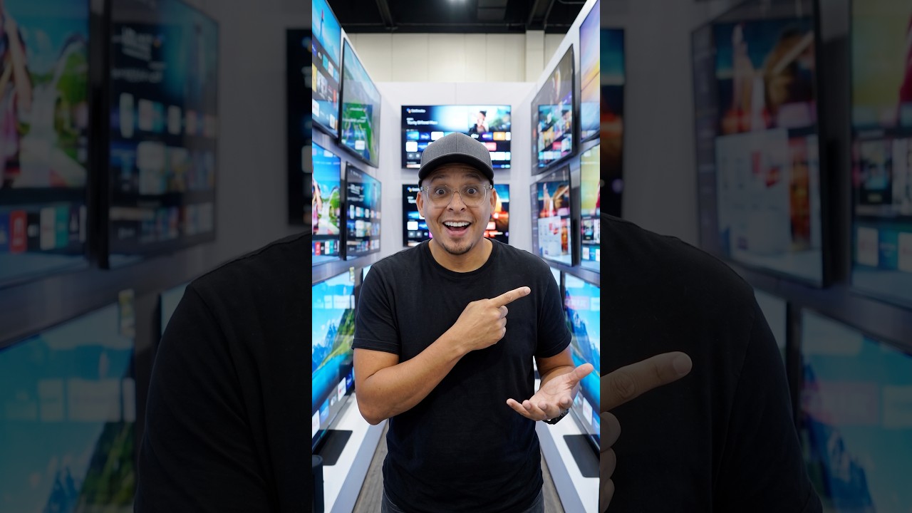 Uma baita TV dessa em casa seria top hein! TVS TCL SQDmini Led.