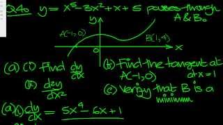 C1 AQA Past Paper January 2012 Q4 part 1 of 2