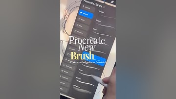 Trying Procreate New Brush #procreate #procreatebrushes #brush #drawing #illustration