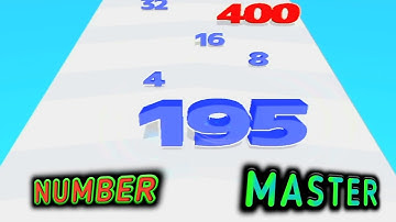 Number Master - Run and Merge || Number Master Gameplay || Level 1- 5 ( Android and iOS )
