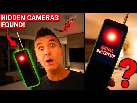 Finding Hidden Cameras In My Hotel Room!