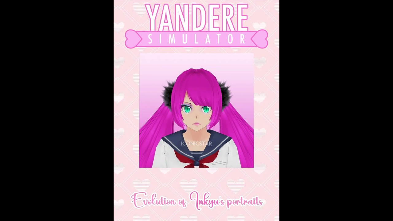 The evolution portrait of Inkyu Basu | Yandere Simulator 