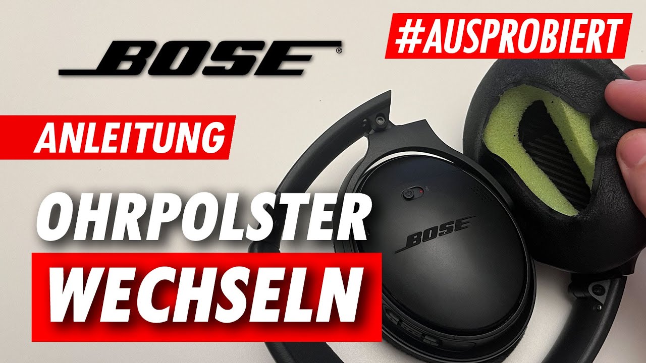 Bose Quietcomfort 35 ii ear pads replacement (also Bose QC15, QC25